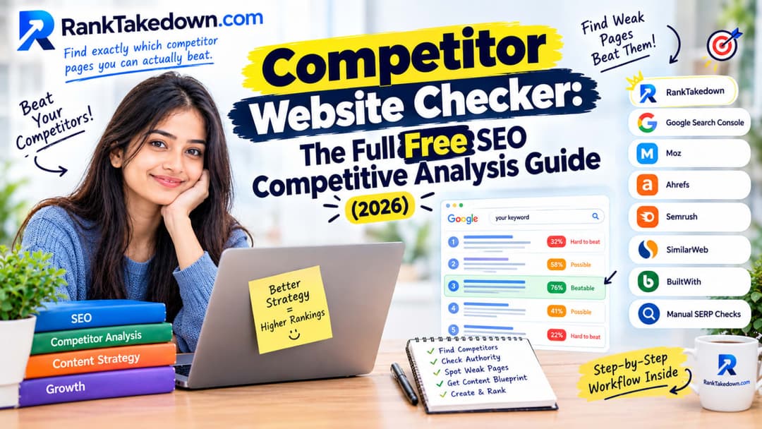Competitor Website Checker: The Full Free SEO Competitive Analysis Guide (2026)